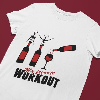Мъжка тениска my favorite workout