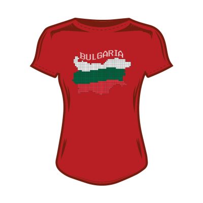 Дамска тениска Bulgaria