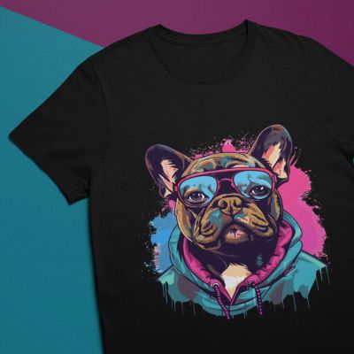 Мъжка тениска с куче